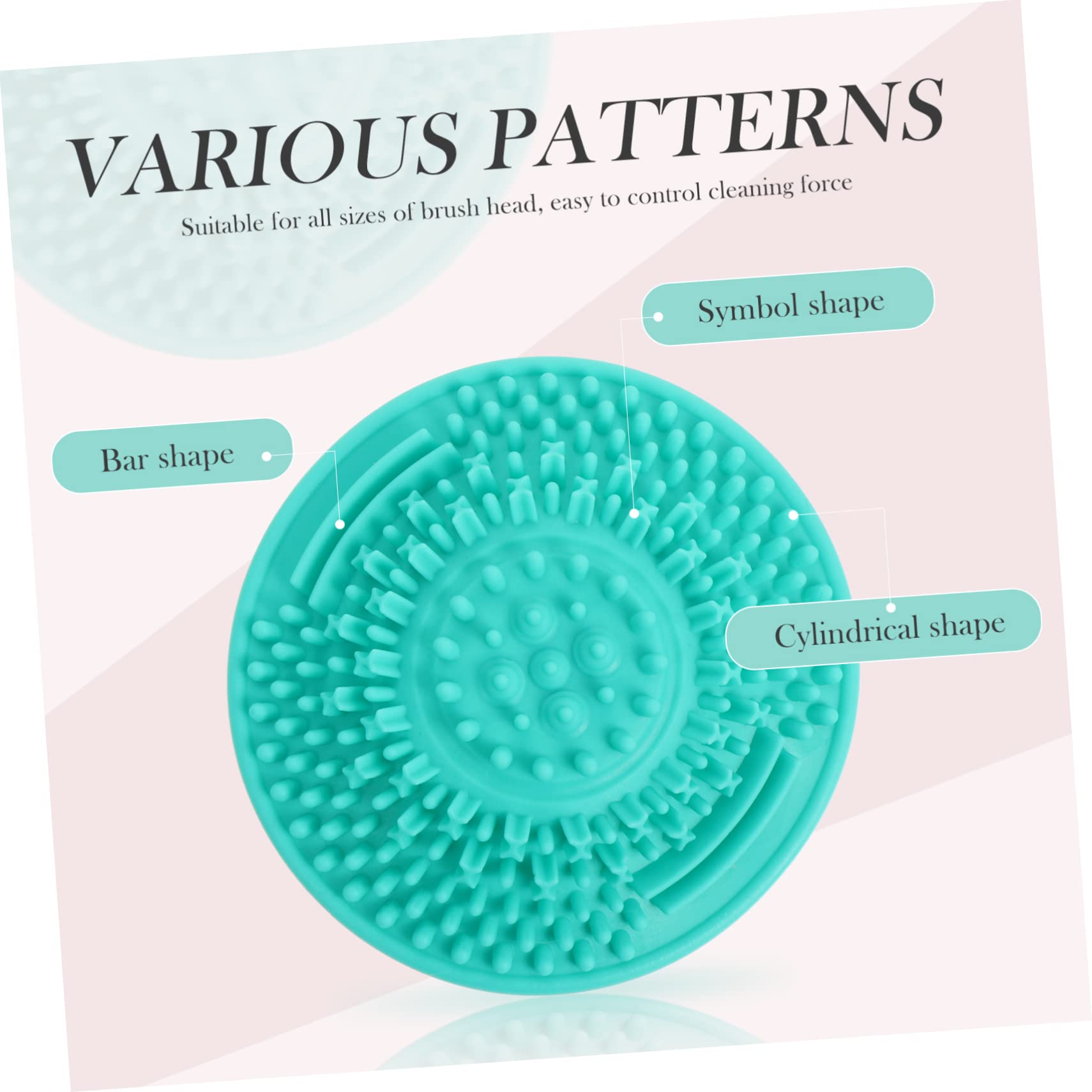 ABOOFAN 15 Pezzi Tazza Di Pennelli Per Trucco Detergente Per Pennelli Cosmetici Strumenti Viola Strumento Di Pulizia Spazzola Portatile Pulizia Di Bellezza Detergente Per Pennelli Per
