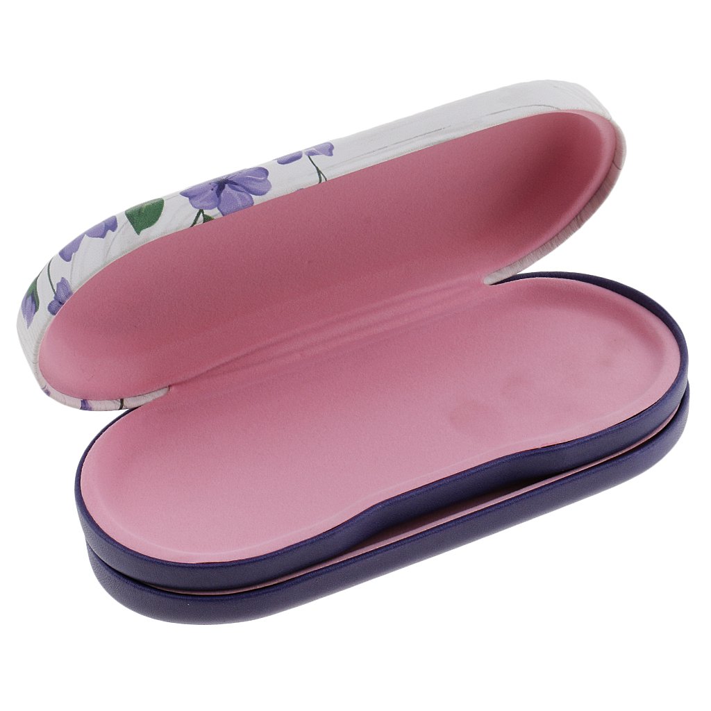 Double Layer Eyeglasses Glasses Case Contact Lens Container Travel Carry Box Purple Health & Beauty | Makeup | Makeup Tools essories | Other Makeup Tools-image-41