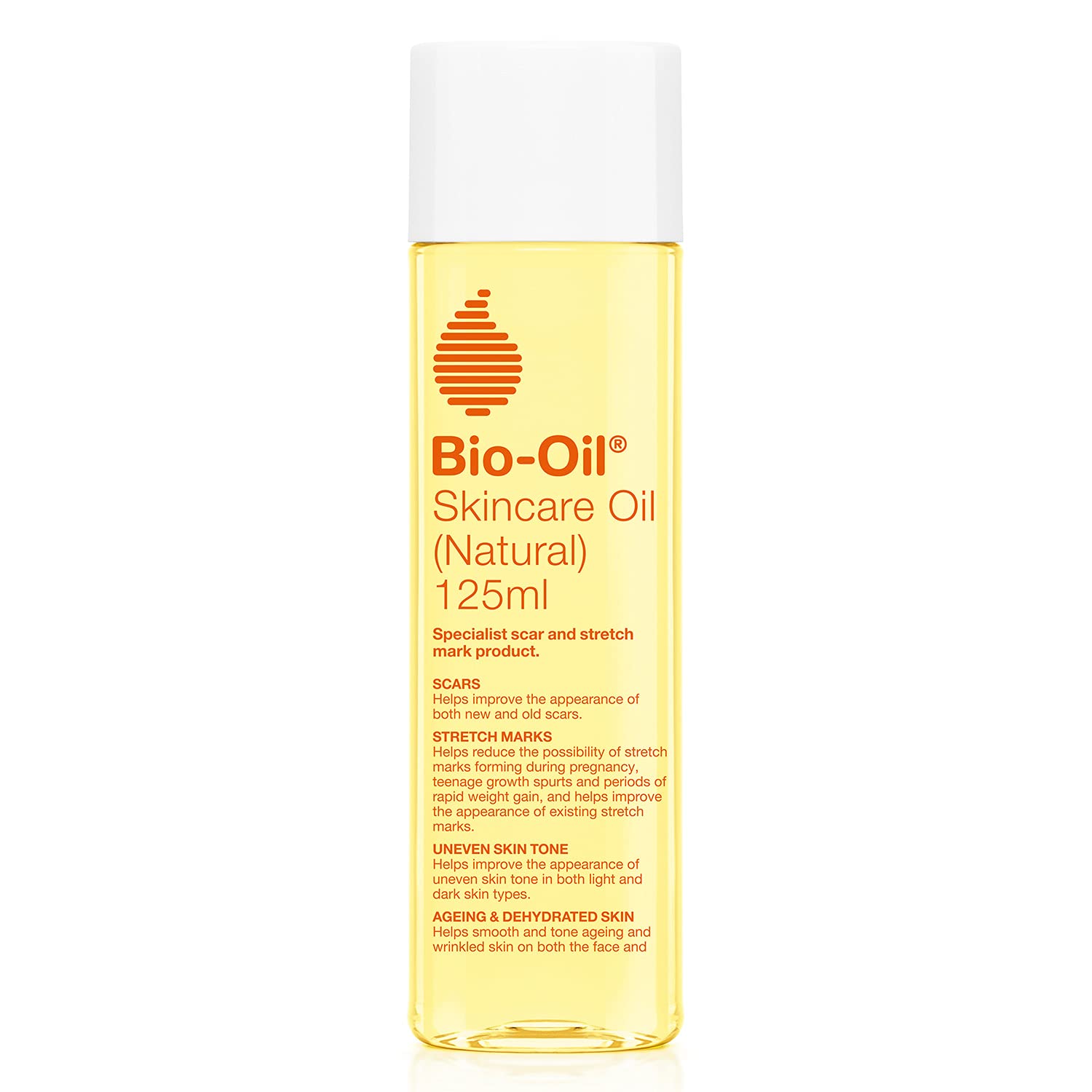 NEW Bio-Oil Natural Skincare Oil - 100% Natural Formulation - Improve the Appearance of Scars, Stretch Marks and Uneven Sk...