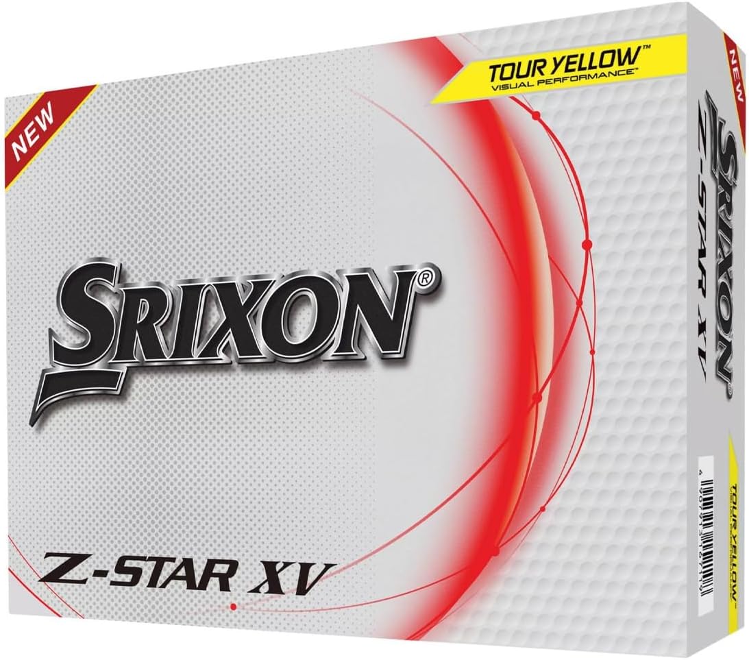 Srixon Z-Star XV Golf Balls: Max Distance, Tour Spin Control & Straight Flight for Skilled Players