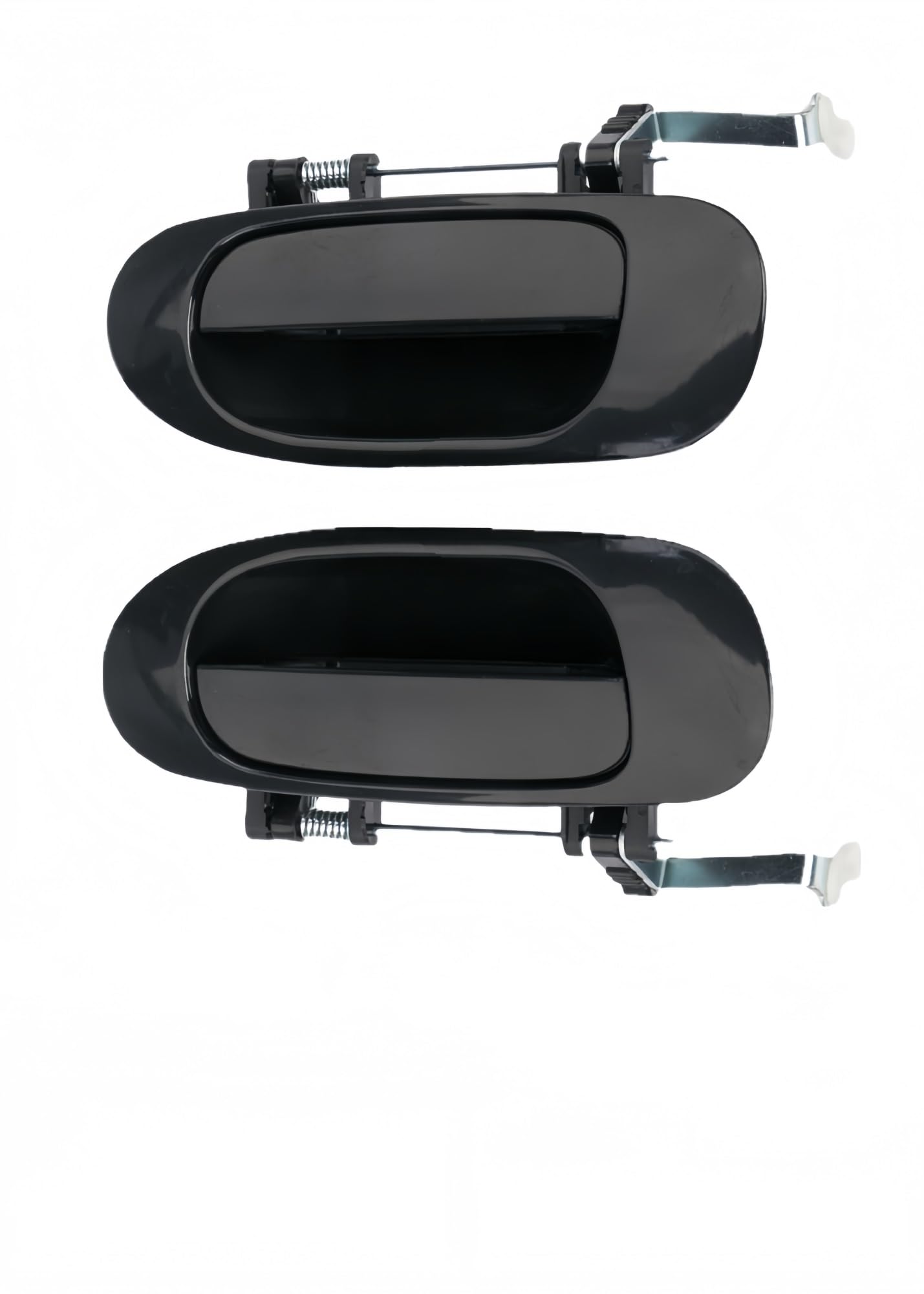 Zynther Rear Left And Right Car Outside Door Handle Exterior Door Handle For Mitsubishi For Carisma Front Rear Left Right Black 1998-2002(Rear Left And Right)