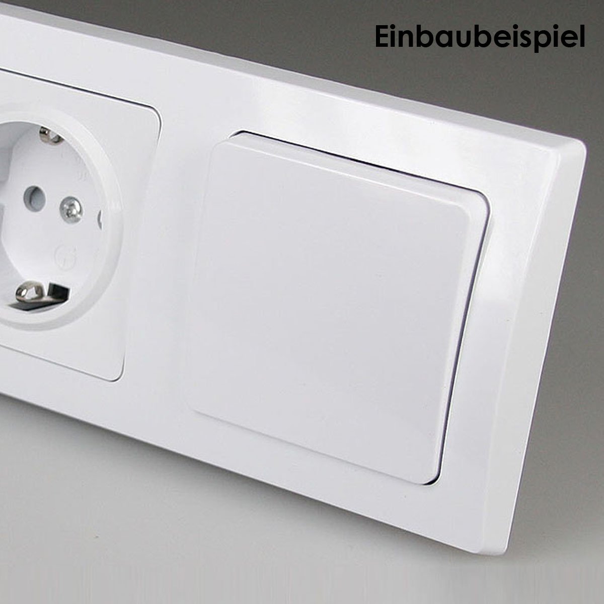 DELPHI 16er Set Wechsel-Schalter weiß 250V~/ 10A