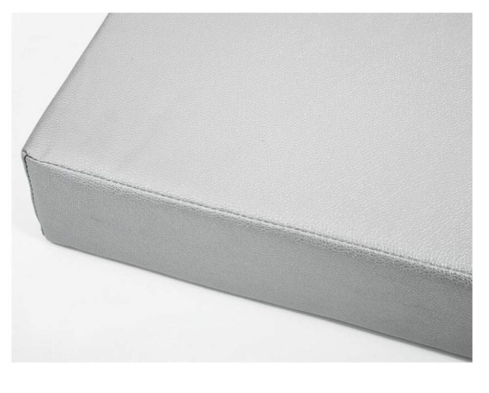 Bazaar Outdoor Bench Pad Cushion,elastic Thicken Dining Chair Pads – for Garden Bench or Swing – Bench Cushions For 2 People,Garden-Silver Gray 60×30×5cm(23×12×2in)