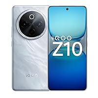 iQOO Z10 Glacial Silver 7300mAh Battery 6.67-Inch AMOLED 120Hz Smartphone