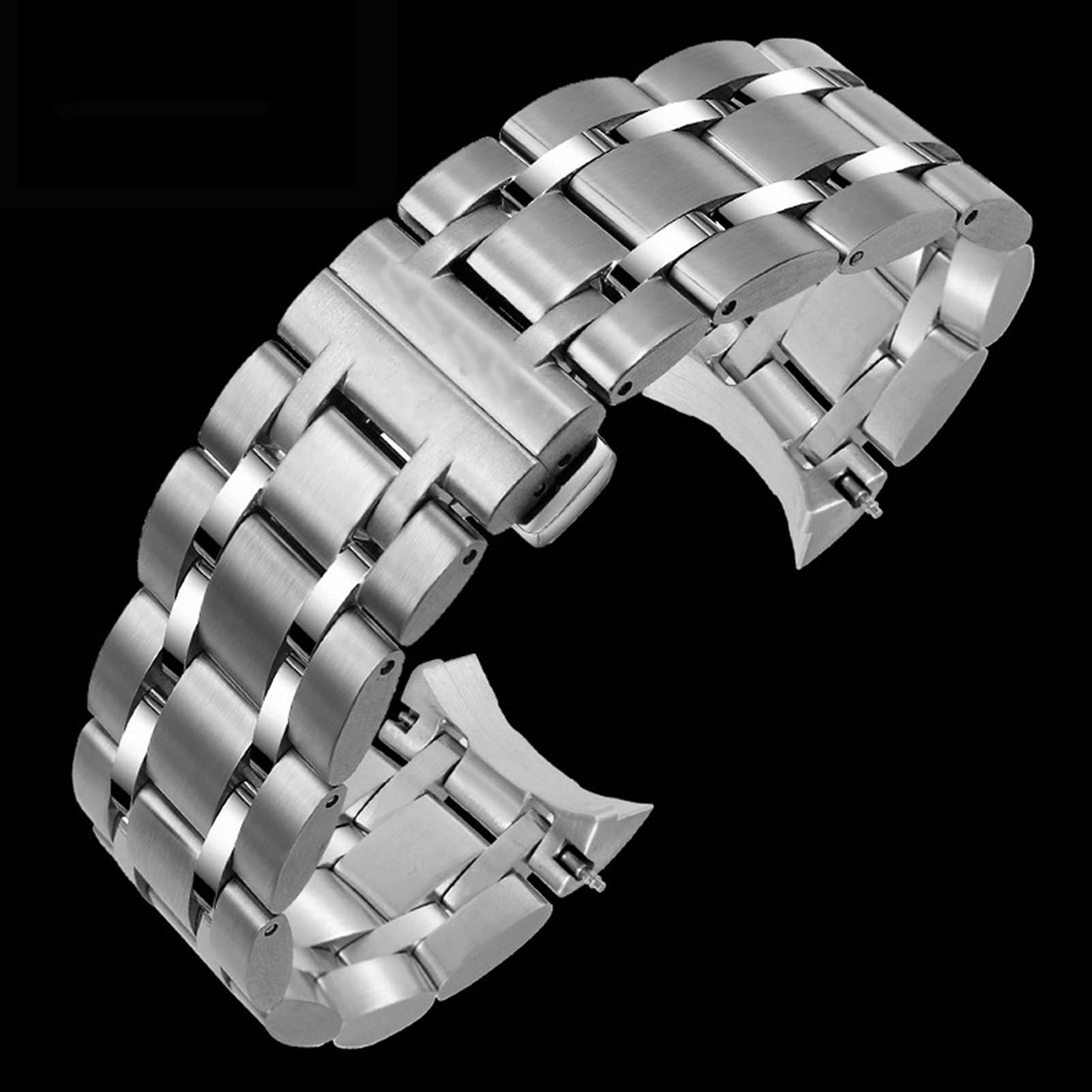 Cinturino Orologio Business Band 14mm 18mm 20mm 22mm 24mm Acciaio Inossidabile Metallo Nero Oro Rosa Argento