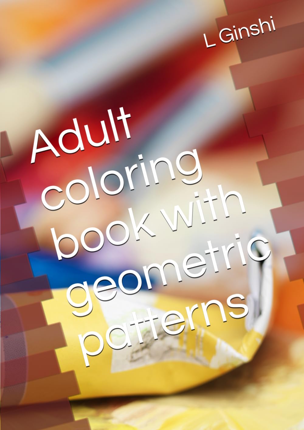 Adult coloring book with Geometry and Mandala Patterns
