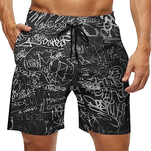 Mens Swim Trunks with Mesh Lining Quick Dry Bathing Suits for Men Swim Shorts
