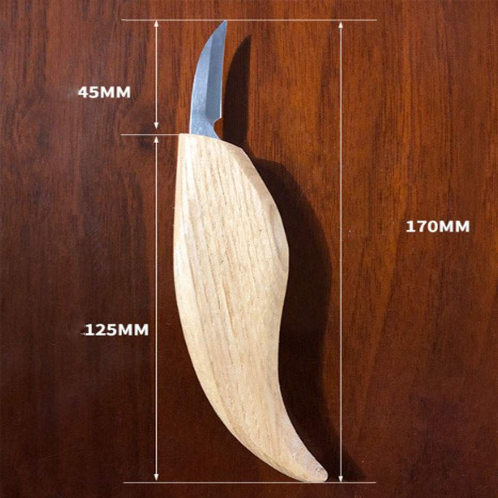 3 piezas Set madera herramientas de tallado, cuchara de tallado gancho cuchillo Sloyd cuchillo y chip cuchillo para artesanía de la carpintería