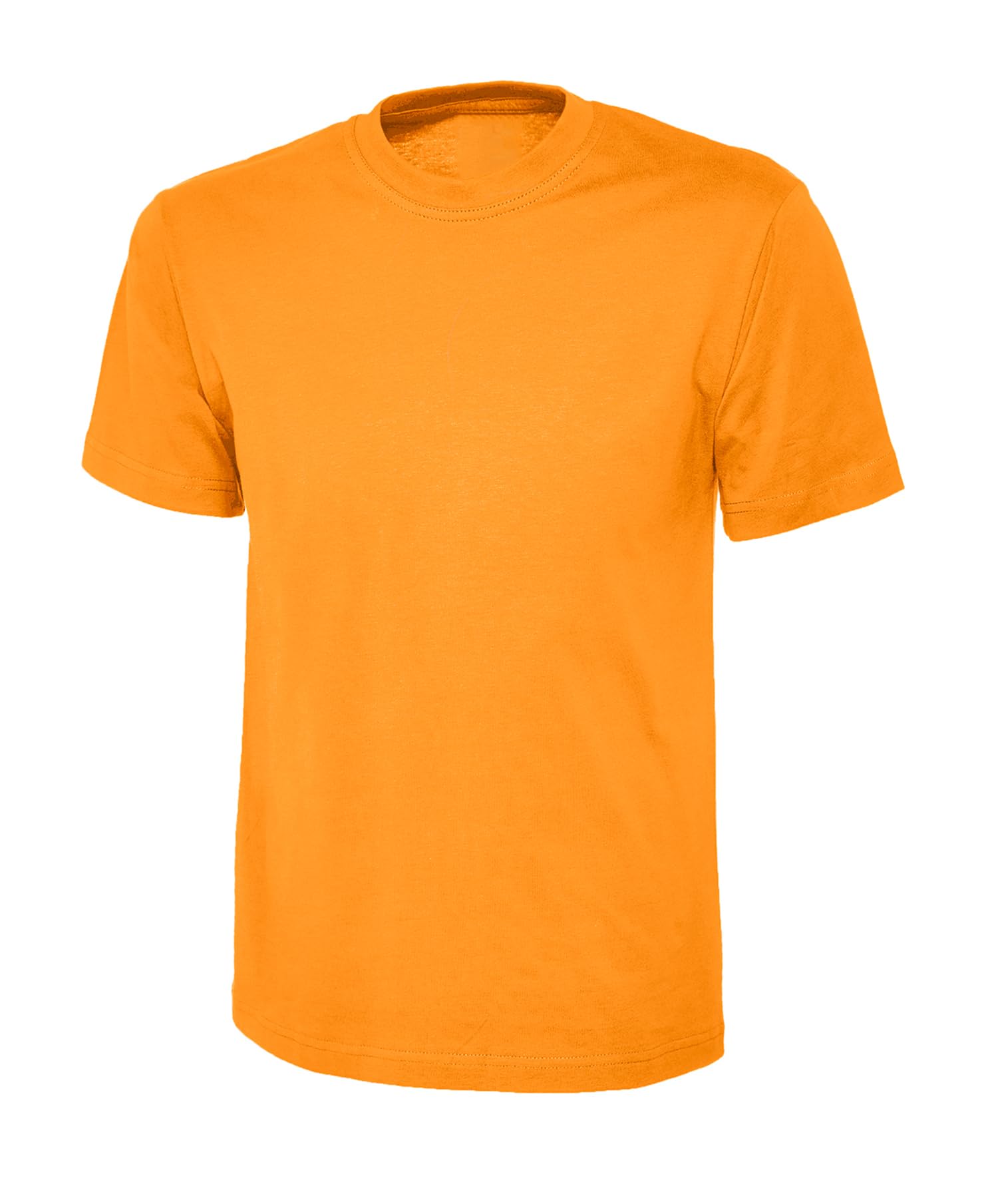 COOZO Mens Classic T-Shirt - Orange - 5XL