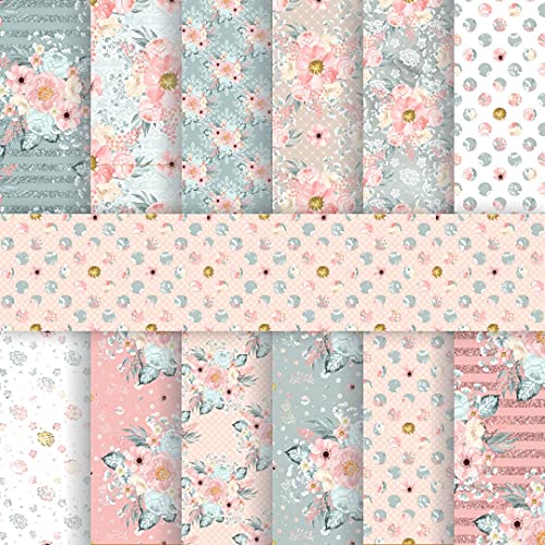 INFISTYLE Pastel Paper Pattern for Art and Craft Scrapbook Sheets Decorative Paper Pack – Light Shades (DESIGN P-9, 6X6) INFISTYLE Pastel Paper Pattern for Art and Craft Scrapbook Sheets Decorative Paper Pack – Light Shades (DESIGN P-9, 6X6)