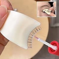 Vista 4 de Moiitee Herramienta aplicadora de pestañas postizas para usar pestañas, pestañas postizas, herramientas de maquillaje, pinzas de pestañas postizas