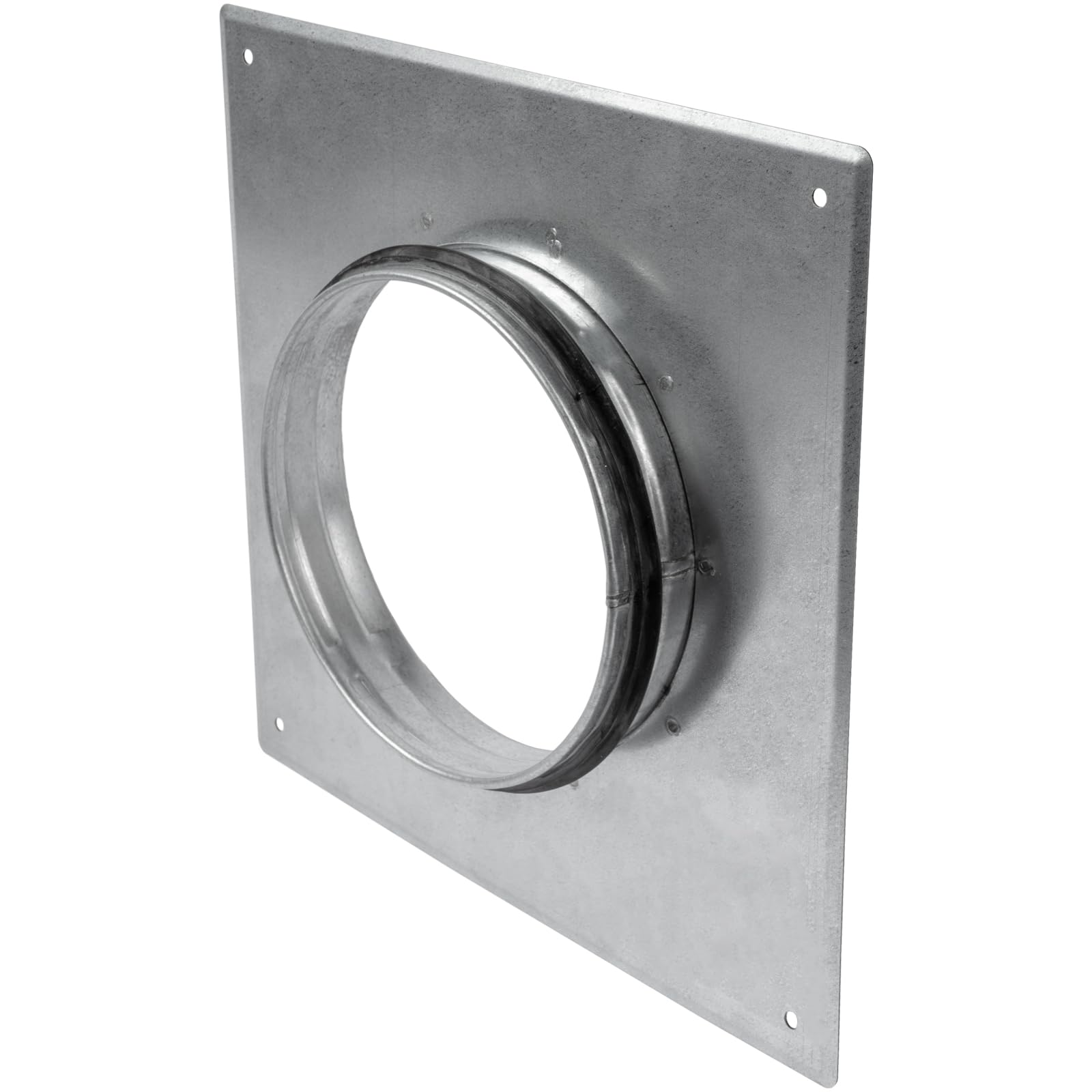 Soporte de pared y techo de 6 pulgadas – Brida de conector de conducto con sello de goma EPDM – Placa adaptadora para tubos redondos – Resistente a la corrosión – Ideal para extractores,