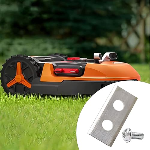 Miniatura 4 de WG794 WA0190 - Cuchilla de corte robótica de repuesto para cortacésped Worx Landroid, 24 unidades