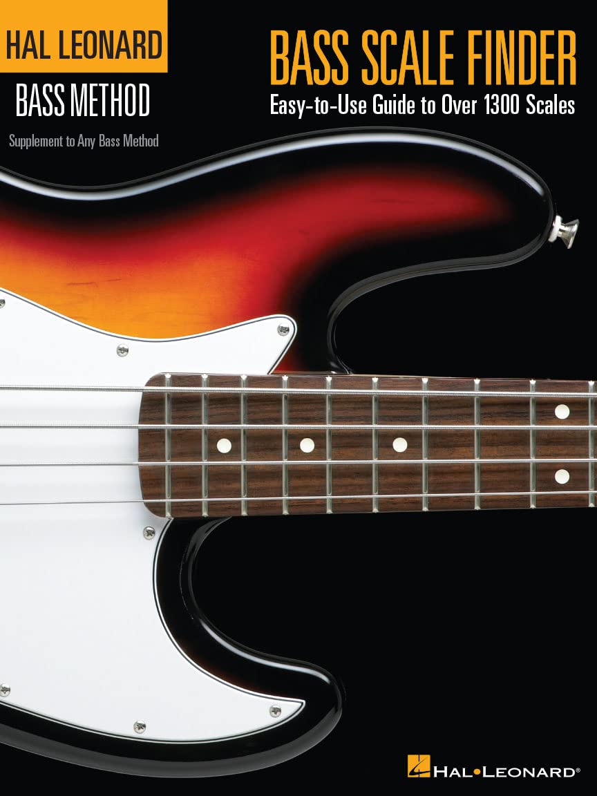 BASS SCALE FINDER BGTR: Easy-To-Use Guide to Over 1,300 Scales 9 Inch. X 12 Inch. Edition (Hal Leonard Bass Method)