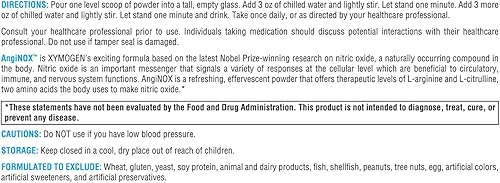 Miniatura 5 de XYMOGEN AngiNOX - Polvo de soporte de óxido nítrico con L-arginina, L-citrulina + quercetina - Apoya el rendimiento atlético, ayuda a optimizar el