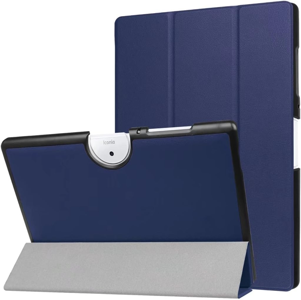 Xinda Acer Iconia One 10 B3-A40 Smart Shell Case - Ultra Slim Lightweight Standing Cover for Acer Iconia One 10 B3-A40 10.1inch Tablet, (blue)