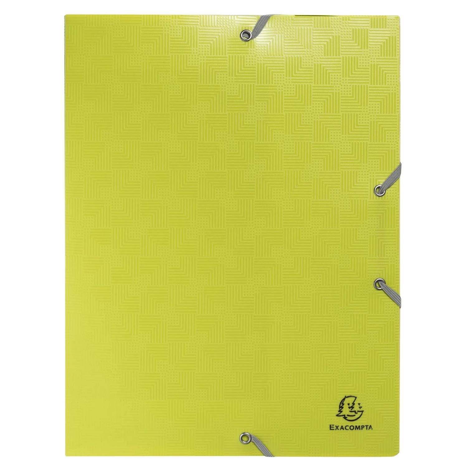 Exacompta 8 scatole archivio PP Pop'N Co con elastici A4 dorso 4 cm