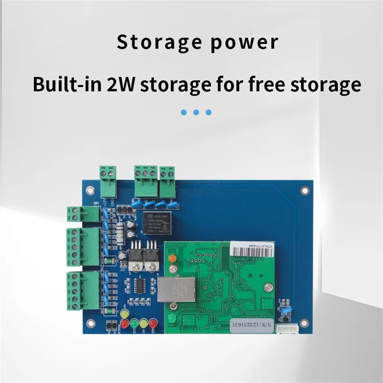 Controllore di Accesso, Software di controllo accesso alla rete Smart Wiegand Comunicazione di rete Pannello del di controllo accessi a porta singola IP(Four Door)