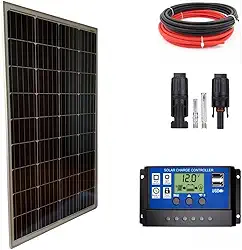 Kit Solar 155w Painel Fotovoltaica Placa Watts + Controlador 30a