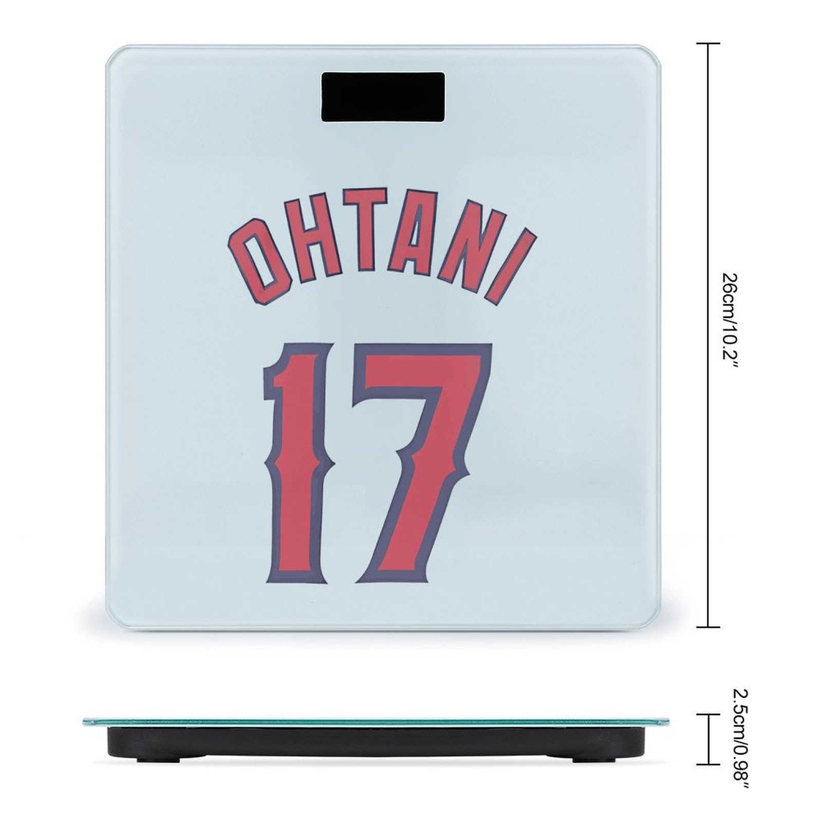 Amazon.co.jp: 大谷翔平 SHOHEI OHTANI 体重計 ボディスケール 乗る