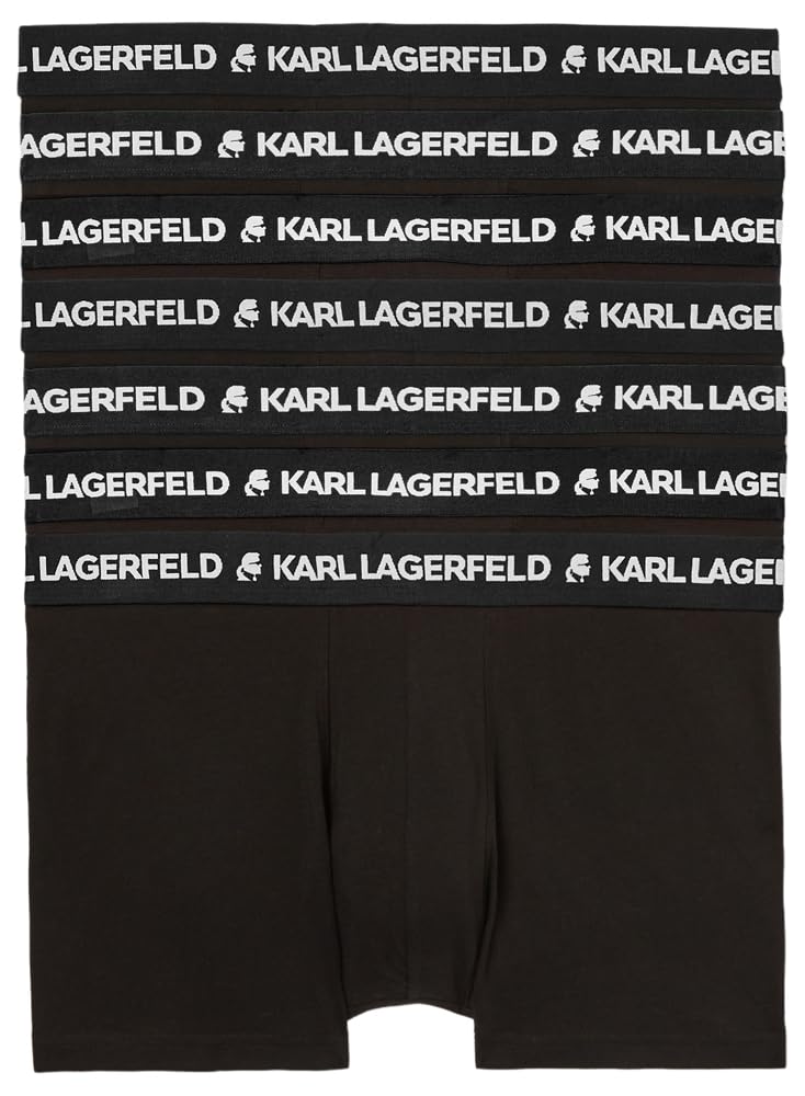 Karl Lagerfeld B.V Logo Trunk Set (7 Pack), black, L