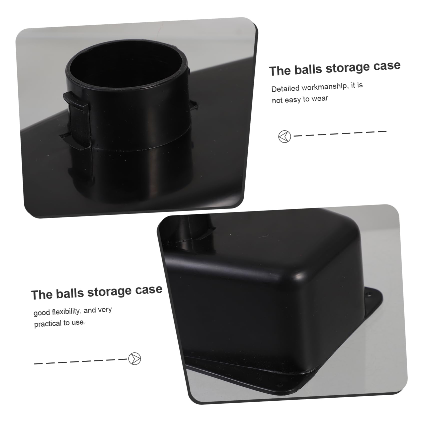 TOYANDONA Accesorios De Mesa Accesorios para Futbolín Cajas De Bolas De Reemplazo De Futbolín Accesorios De Futbolín Partes De Futbol Negro Plástico Ecológico