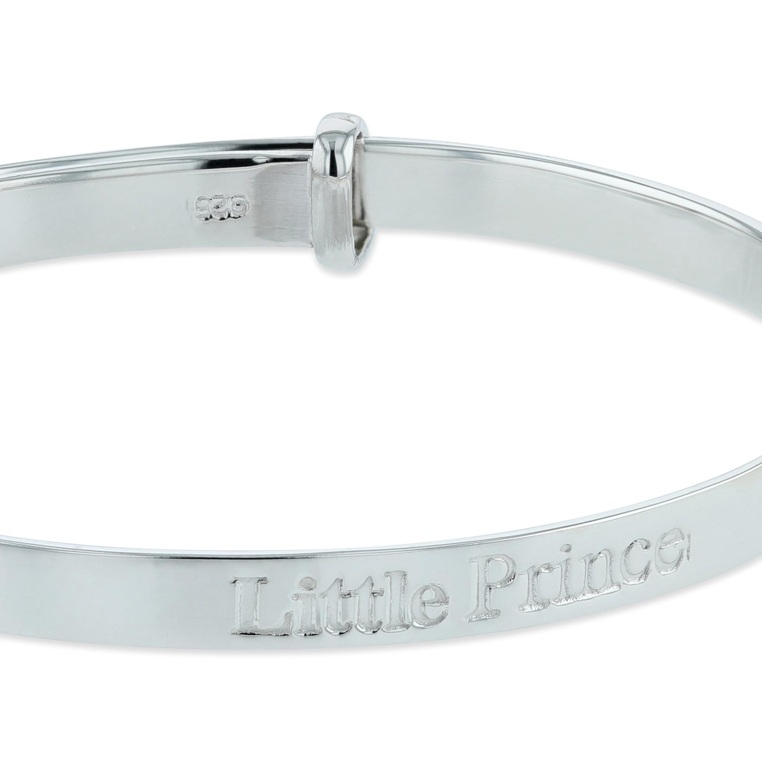Pulsera de bebé de plata de ley 925, perfecto regalo de bautizo, baby shower.