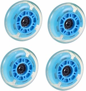 BESPORTBLE 4 Pçs De Gelo Indoor Roda De Flash Roda De Skate Rodas De Skate Acessórios De Skate Rodas De Indoor De Roda Luminosa Polia Da Roda