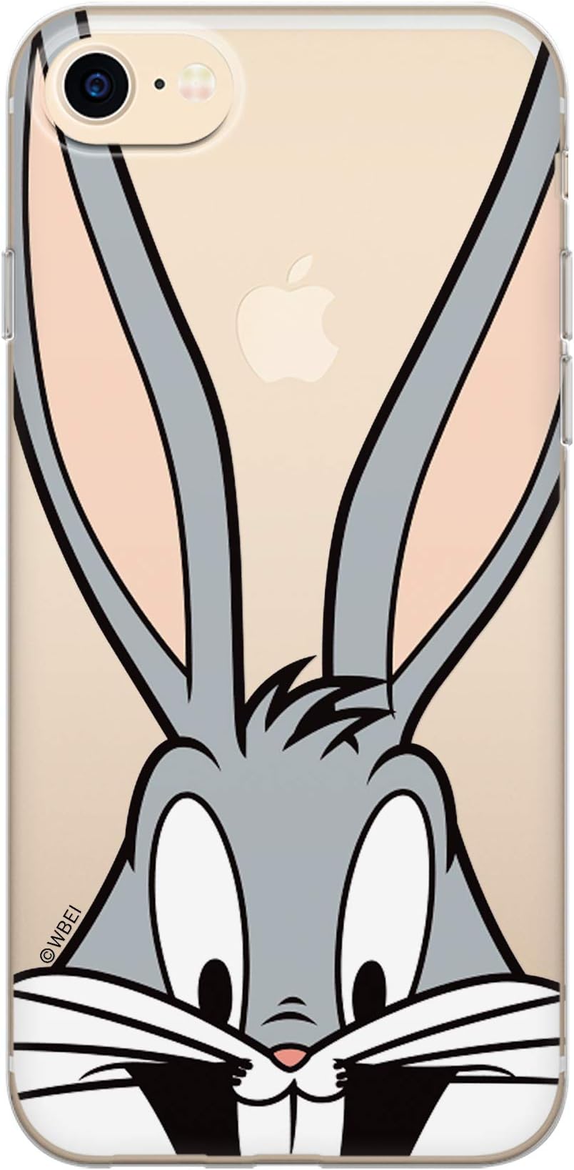 ERT Looney Tunes Bugs Bunny Phone Case Designed for iPhone 7/8 - Transparent