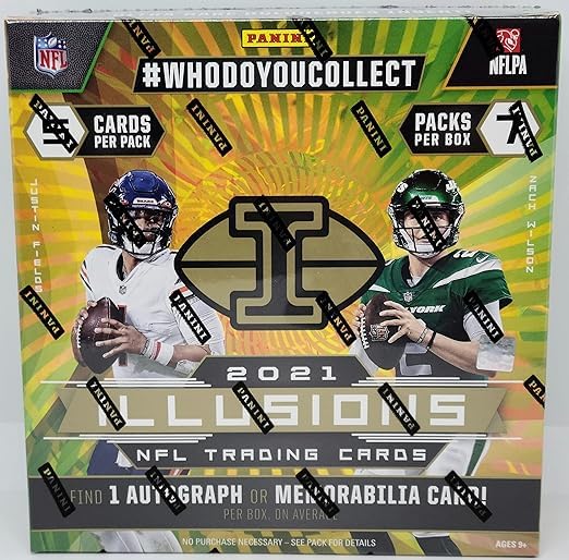 2021 Panini Illusions Football Mega Box (35 Cards/Box) Find
