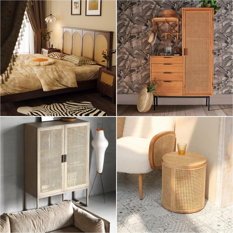 Wiener Geflecht, Natürliches Breite Rattan Gurtband, Wiener geflechtMware, Rattan,50x100cm Stuhl Wiener Stuhlgeflecht Rattanstuhl Reparatur, Geflecht Für Wabengeflecht Möbel Dekoration