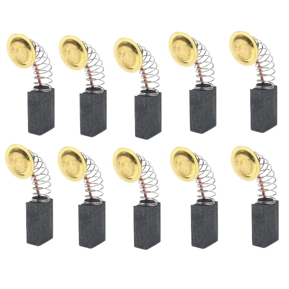 10 cepillos de carbono de repuesto para motor de amoladora angular 251 de 17 x 11 x 7 mm