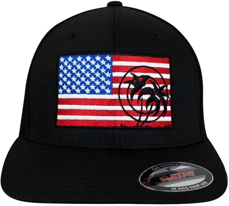 NICERIDE hat Baseball Cap Pride Meshback Flexfit One Size Black