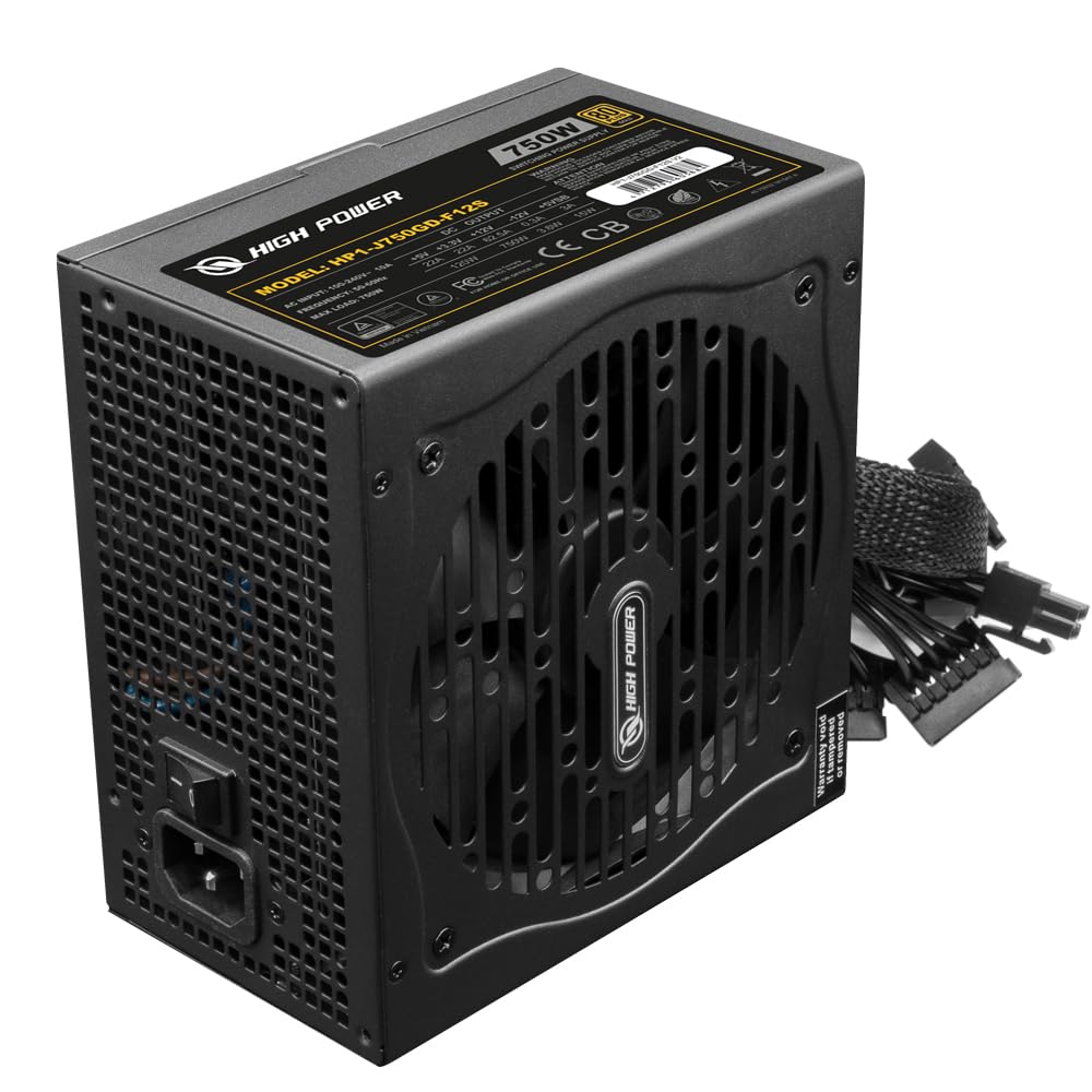 750W ATX 3.1 電源ユニット 80 PLUS GOLD Amazon.com: HIGH POWER 750W 80 Plus Gold Certified PC Power Supply