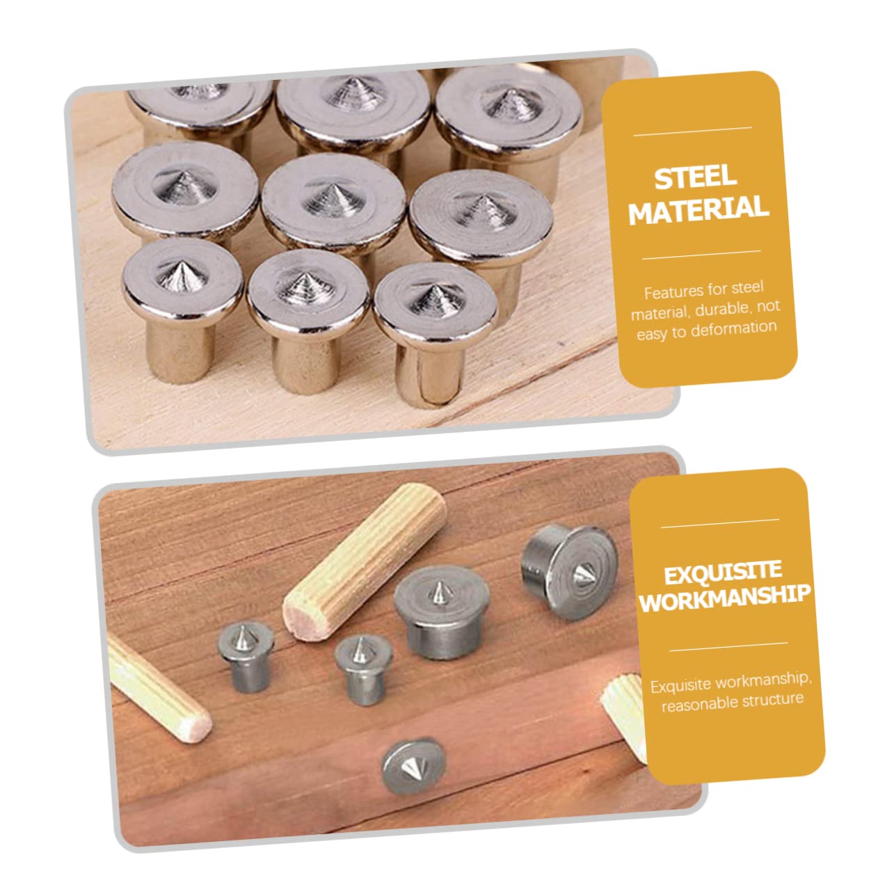 OUNONA 3sätze Dowel Pin Wood Marker Dübel Ausrichtungswerkzeug Für Präzise Bohrlöcher Teilig Für Möbelbau Und Holzverarbeitung