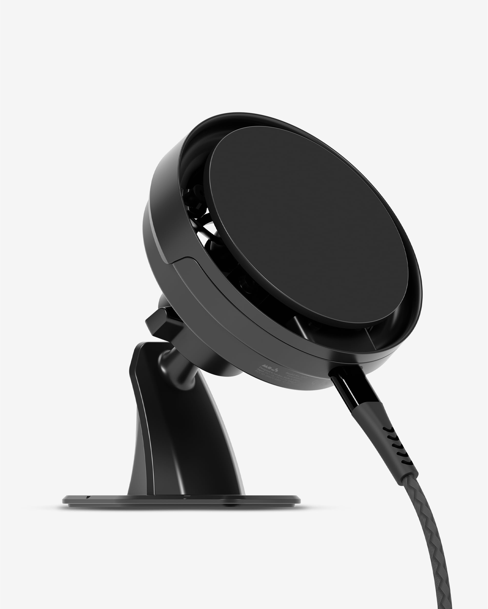 Mous Kompatybilny z MagSafe bezprzewodowy uchwyt na deskę rozdzielczą - samochodowy uchwyt na deskę rozdzielczą kompatybilny z telefonami z serii iPhone 16/15/14/13