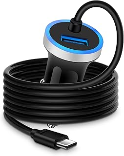 Cell Phone Car Charger for Samsung Galaxy A53 A13 A13 A24 A03s A73 A71 A50 A23 S23 S22 Ultra S21 S20 A51 iPhone 15, USB C Cigarette Lighter Adapter Usbc Cord Fast Charging Typec Cargador Cable Auto