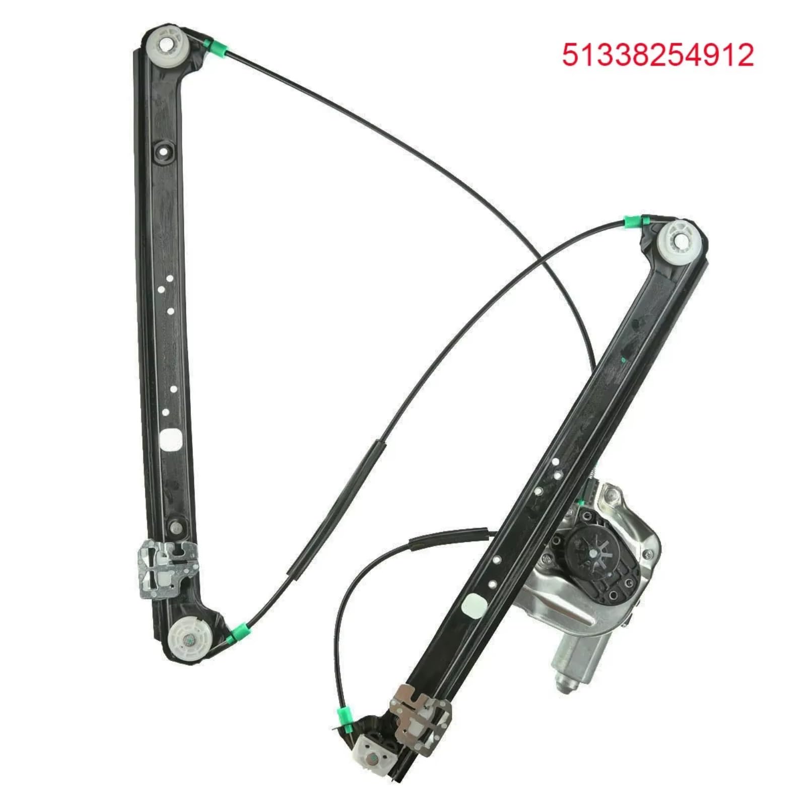 Mecanismo Elevalunas Coche Compatible Con X5 E53 2000-2006 51338254911 51338254912. Elevalunas Eléctrico Delantero Izquierdo Lado Conductor(Right)