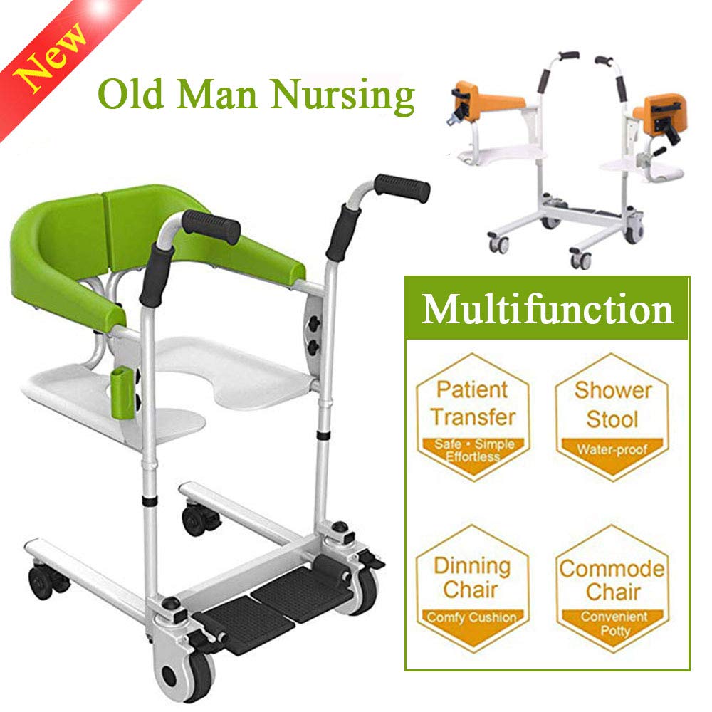 Buy Wheelchair With Wheels Senior Nursing Chair Toilet Chairs