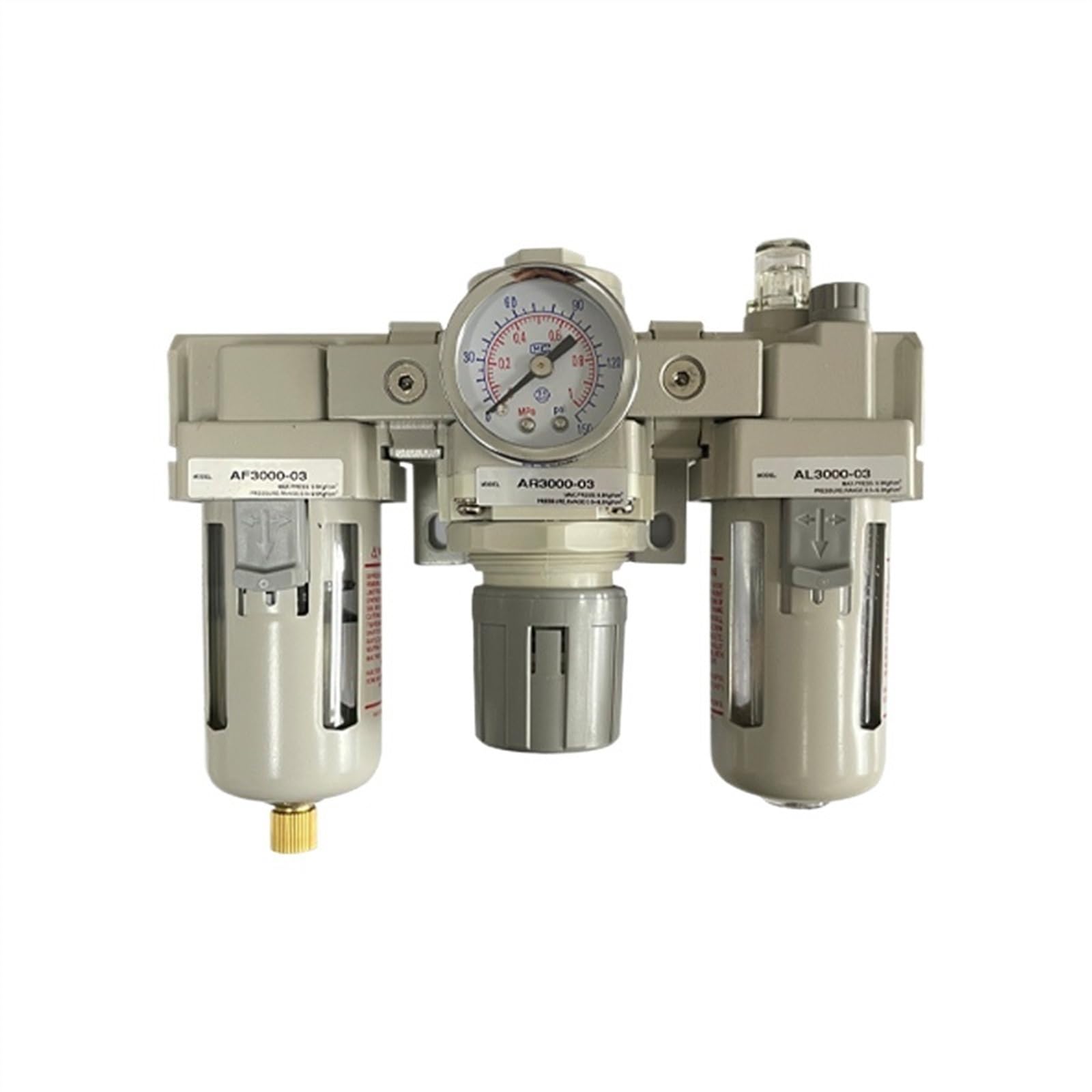 Compresor de aire con filtro de agua, separador de humedad y regulador AC5000-06