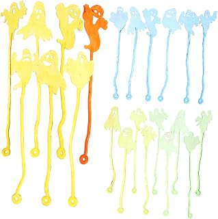 CIYODO 50 Pçs Brinquedo Fantasma Pegajoso Brinquedo Voador Brinquedos Educativos Pinata Brinquedos Pinata Stuffers Lembrancinhas De Festa Para Crianças Caminhantes De Parede Pegajosos
