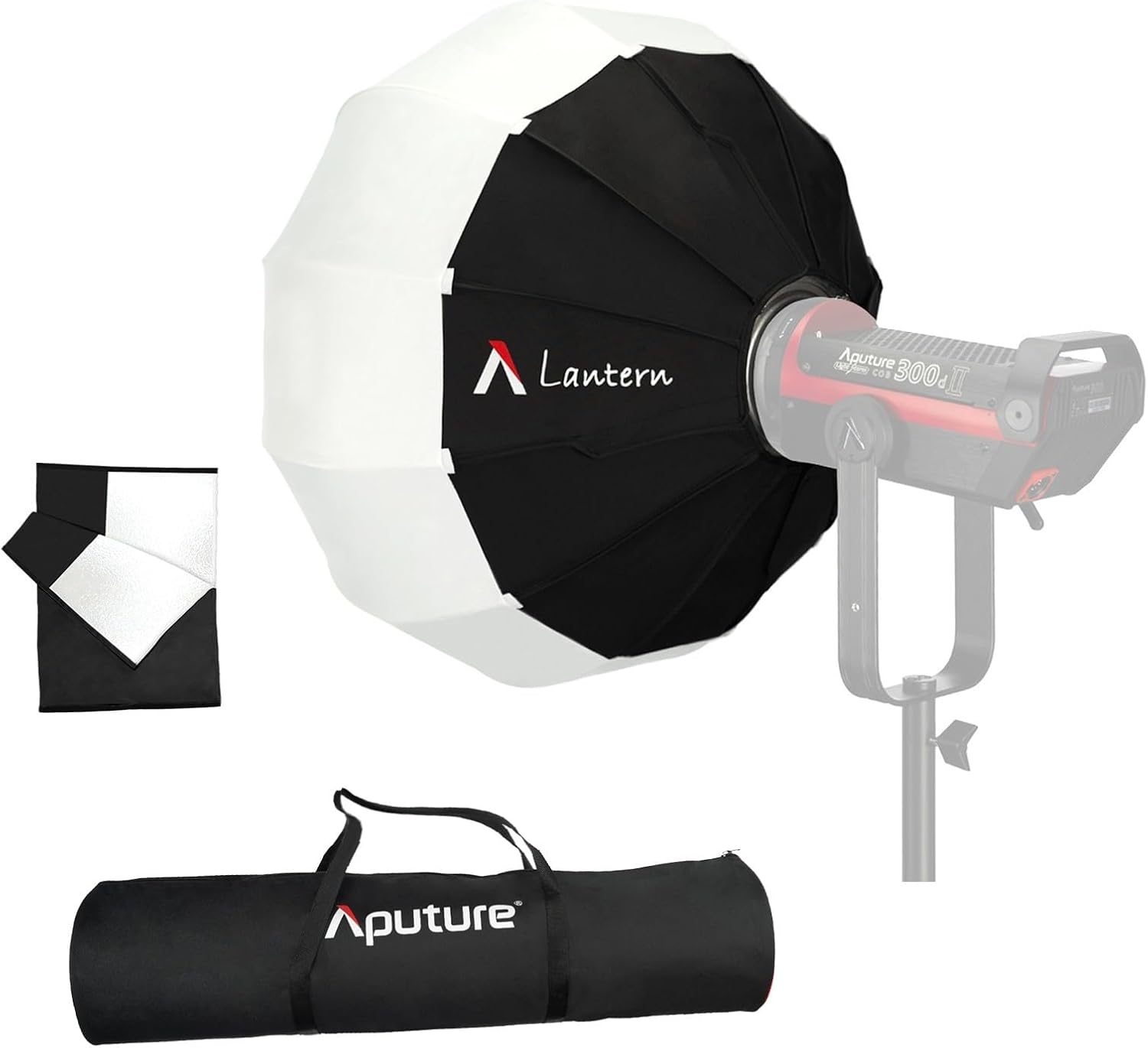 Aputure Lantern Softbox with Skirt 65cm/26inch Soft Light Modifier Compatible with Bowens Mount Light for Aputure 300D Mark II 600D 300c 80c