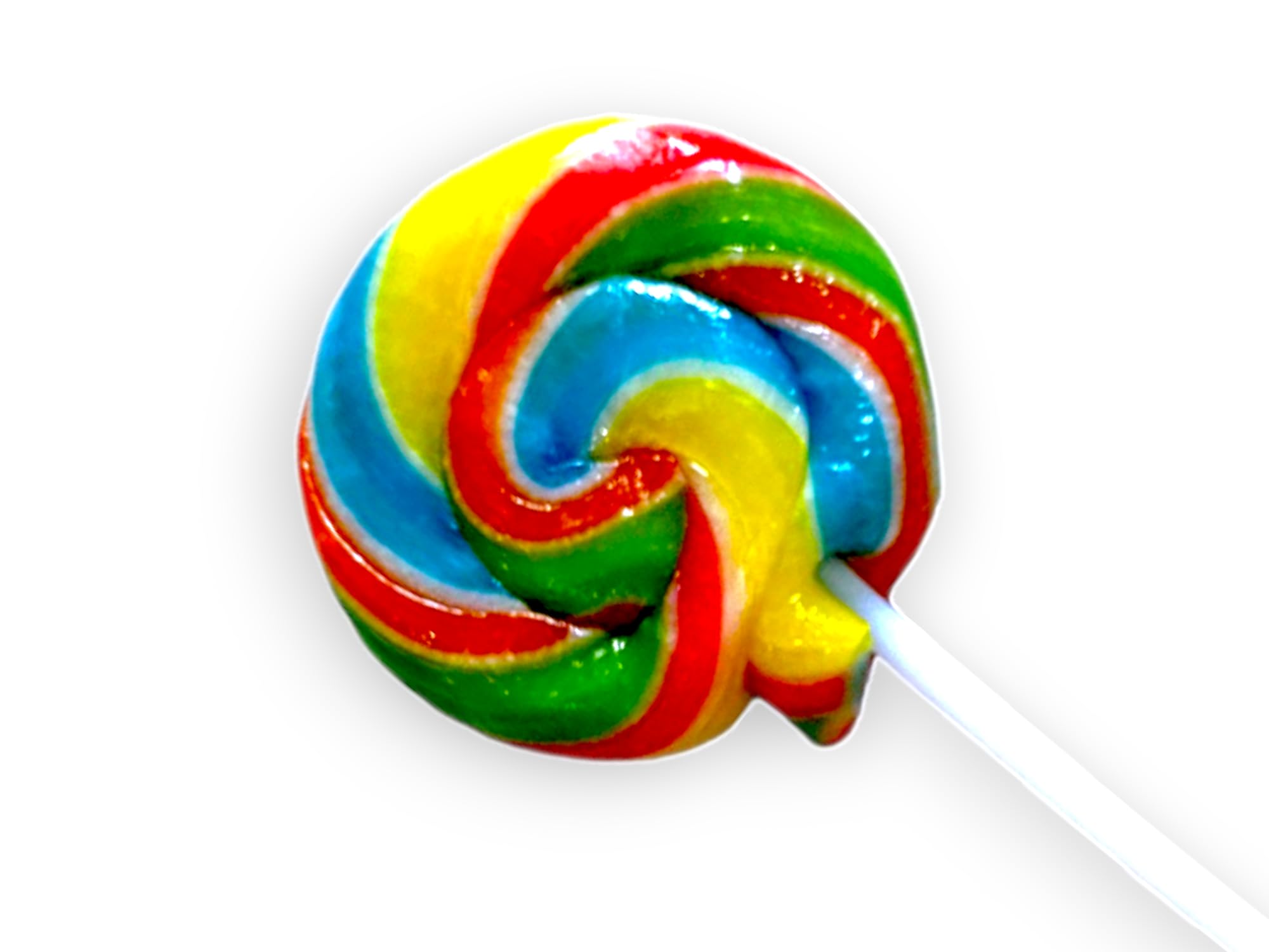 3 X Rainbow Wheel Lollies - Swirl Lollipops - Rainbow Lolly - Party ...