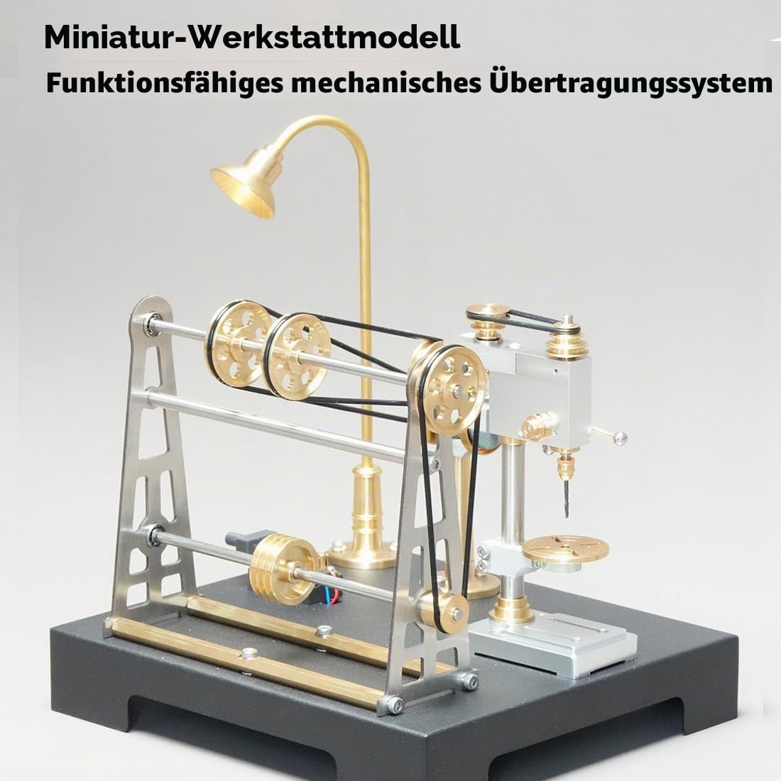 ExploTex RETROL GF-01 48+teiliger DIY-Miniatur-Werkstattmodellbausatz, Funktionierendes Mechanisches Getriebesystem, Steampunk-Werkstattmodell Für SE-01/02/03 Und Andere Dampfmaschinenmodelle