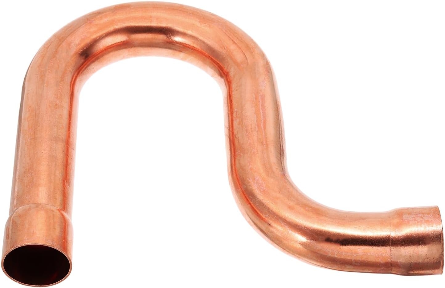 PATIKIL 3/4 Inch ID P-Trap Copper Pipe Fittings, 3 Pcs Welding Solder Sweat Connection for HVAC Refrigeration Air Conditioning Plumbing Supply