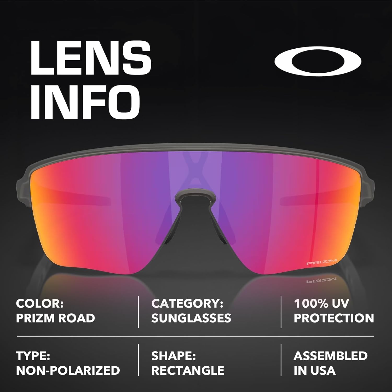 Oakley CORRIDOR SQ OO9415 Rectangle Shape Sunglasses With Official Eyewear Kit