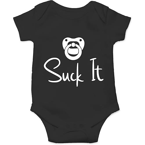 CBTwear Suck It - Baby Clothes - Funny Newborn Bodysuit Outfits for Boys and Girls