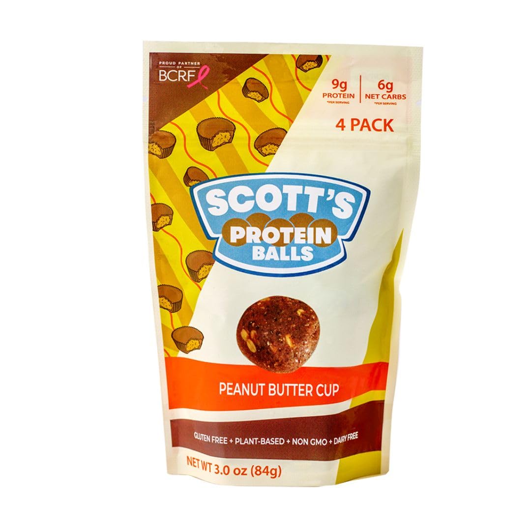 Refrigerated Plant Based Protein Balls, 6 Resealable Bags