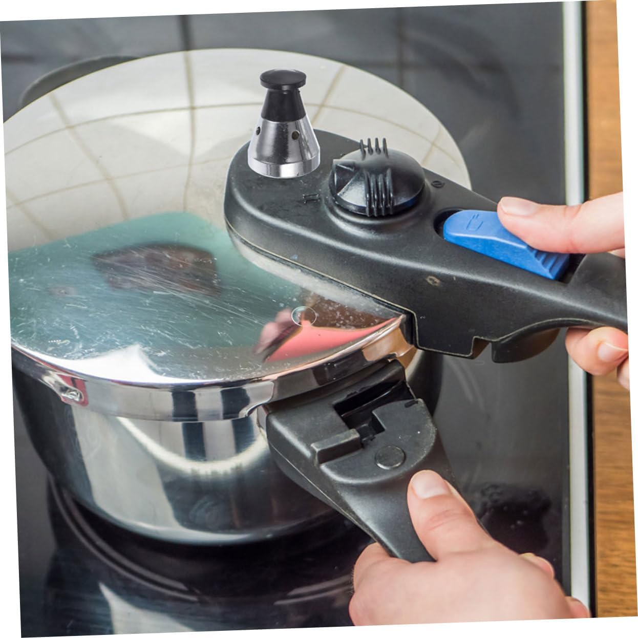 Pressure Cooker Accessories Handle Valve and Seal Ring Safety Easy-grip