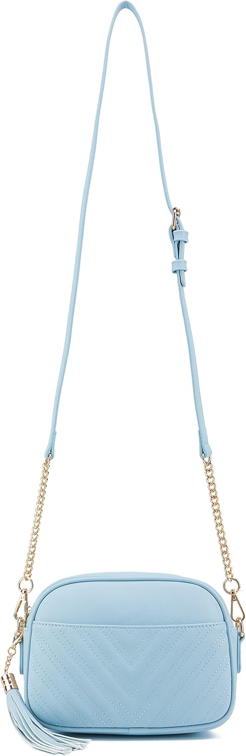 lola mae Quilted Crossbody Bag, Trendy Design Shoulder Purse - Image 7